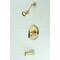 Kingston Brass KB6632CKL Single-Handle Tub and Shower Faucet, Polished Brass KB6632CKL - alternate 4